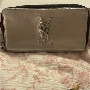 Yves Saint Laurent Leather Continental Wallet